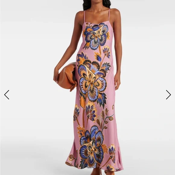 FARM Rio Pink Floral Maxi Dress - Picture 2 of 5